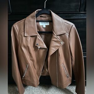 Marc New York Tan Leather Jacket